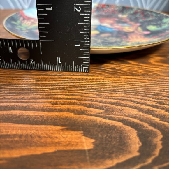 Vintage Hummel Apple Tree Boy and Girl Plate Little Companions Danbury Mint 1980 - Picture 11 of 11